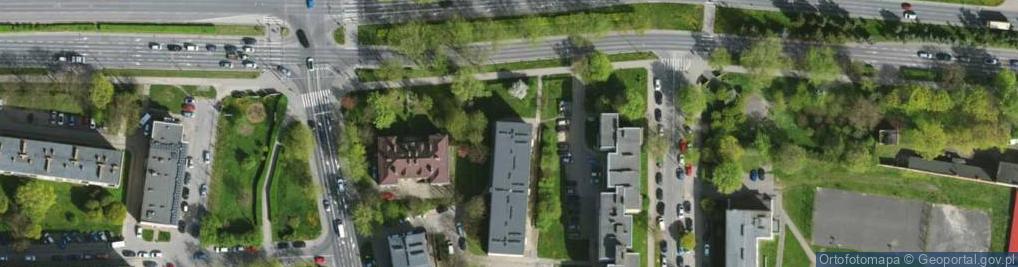 Zdjęcie satelitarne Aleje Kopernika Mikołaja al.