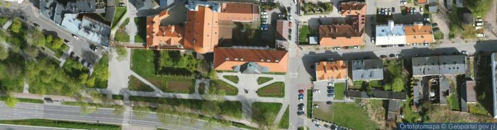 Zdjęcie satelitarne Aleje Kopernika Mikołaja al.