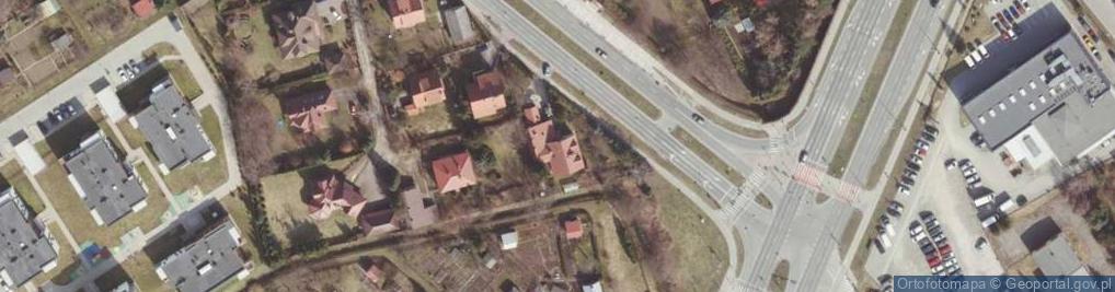 Zdjęcie satelitarne Aleja Krzyżanowskiego Adama, prof. al.