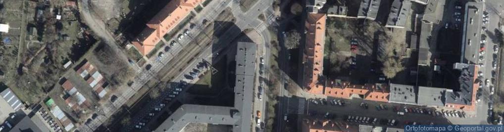 Zdjęcie satelitarne Aleja Bohaterów Warszawy al.