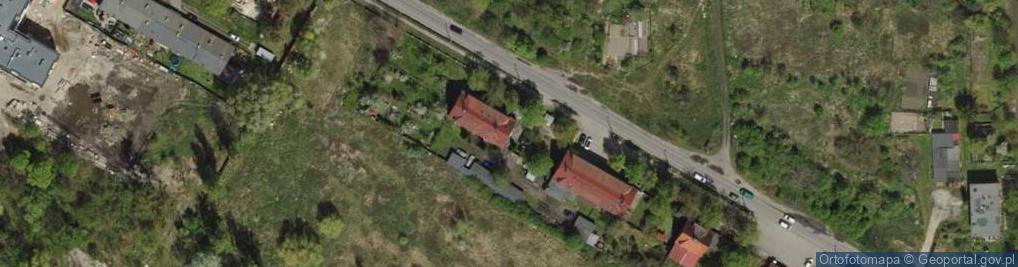 Zdjęcie satelitarne Aleja Poprzeczna al.