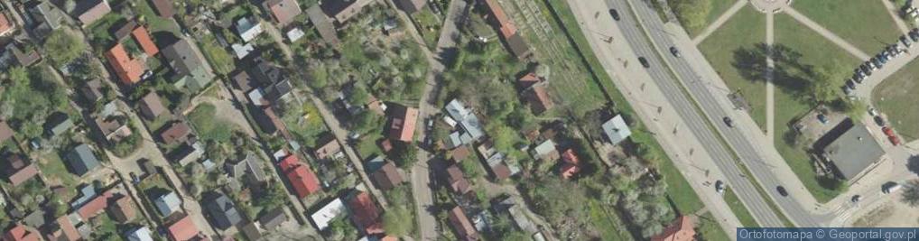 Zdjęcie satelitarne Angielska ul.