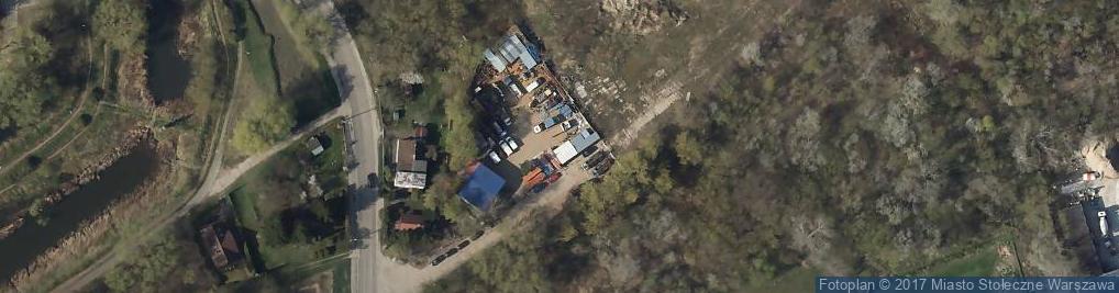 Zdjęcie satelitarne Antoniewska ul.