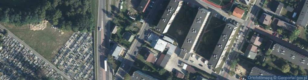 Zdjęcie satelitarne Armii Kraków ul.