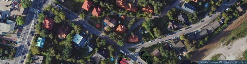 Zdjęcie satelitarne Armii Kraków ul.