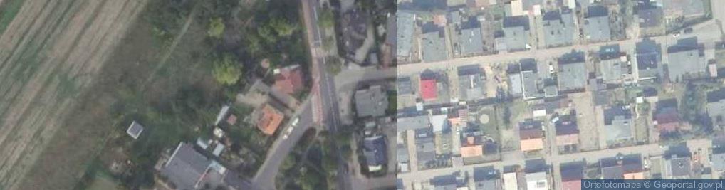 Zdjęcie satelitarne Armii Poznań ul.