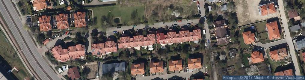 Zdjęcie satelitarne Arkadowa ul.
