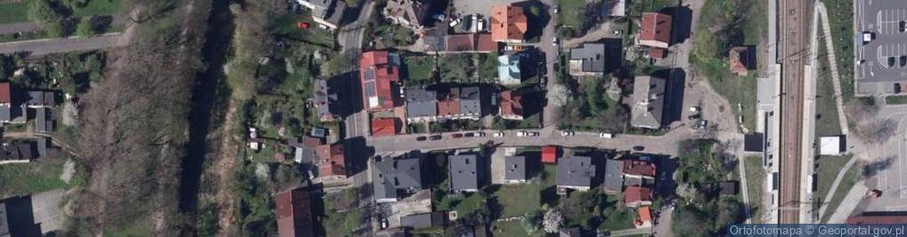 Zdjęcie satelitarne Astrów ul.