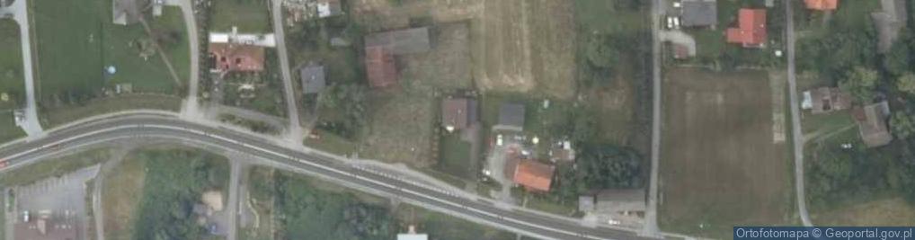 Zdjęcie satelitarne Barwałd Średni ul.