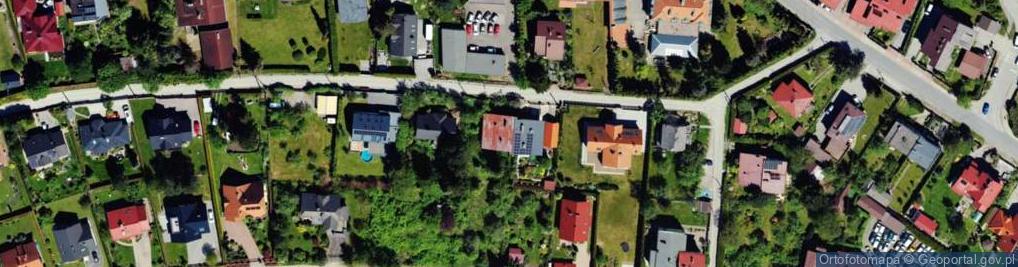 Zdjęcie satelitarne Barwna ul.