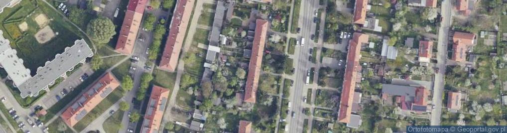 Zdjęcie satelitarne Batalionów Chłopskich ul.