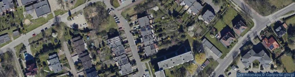 Zdjęcie satelitarne Batalionu Kosynierów ul.