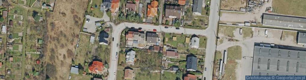 Zdjęcie satelitarne Bąkowa ul.