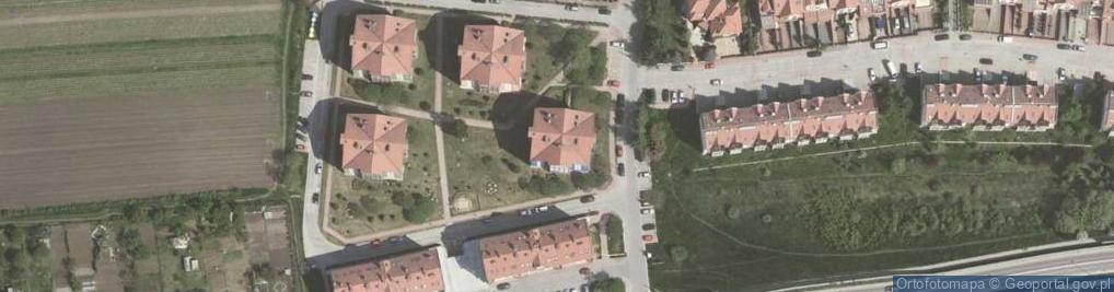 Zdjęcie satelitarne Baziaka Eugeniusza ul.
