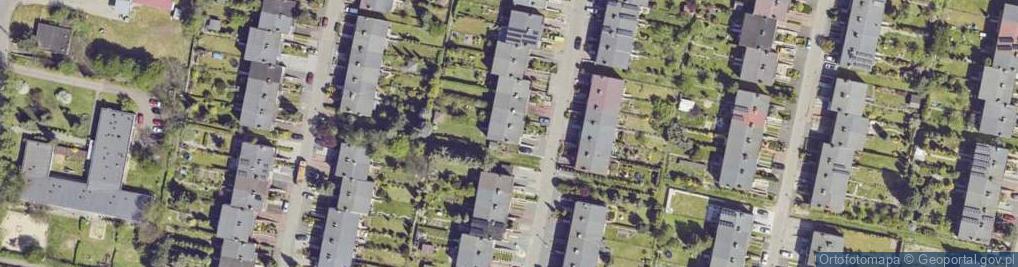 Zdjęcie satelitarne Bazaltowa ul.