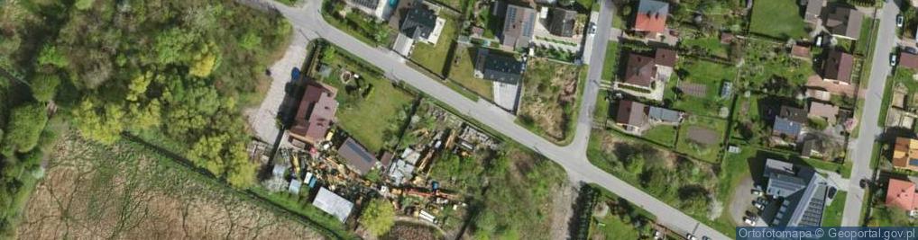 Zdjęcie satelitarne Bawełniana ul.