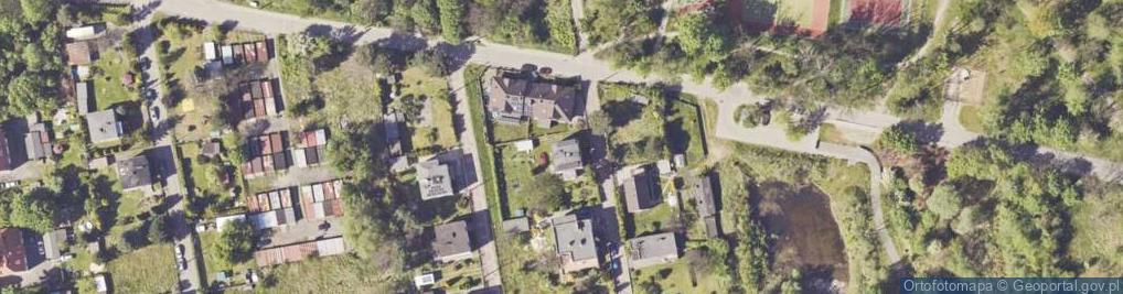 Zdjęcie satelitarne Basenowa ul.