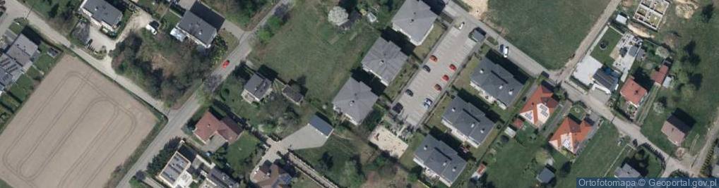 Zdjęcie satelitarne Barwna ul.