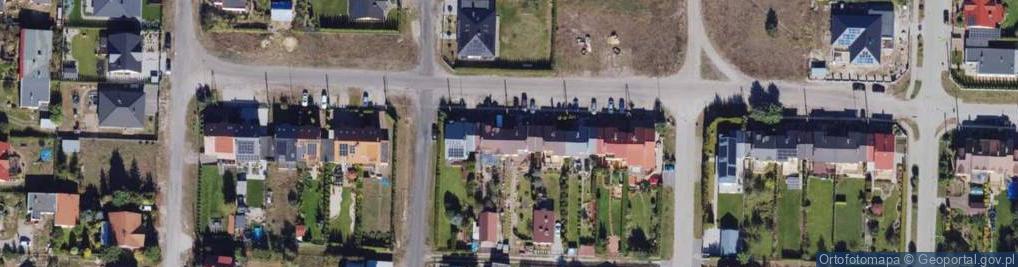 Zdjęcie satelitarne Barwna ul.