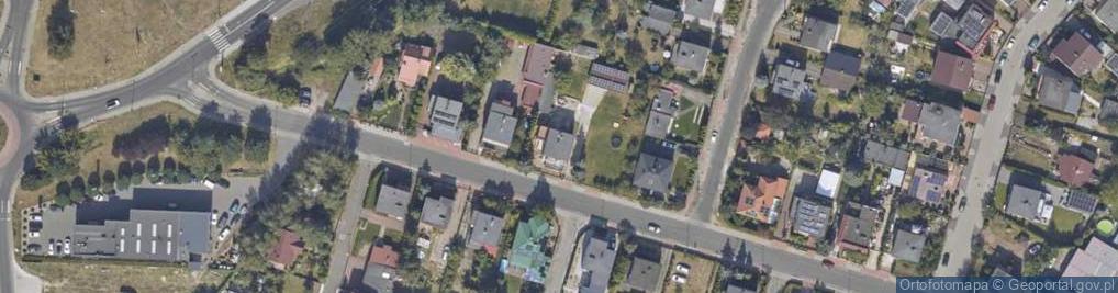 Zdjęcie satelitarne Barwna ul.