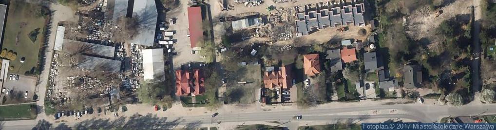 Zdjęcie satelitarne Bartycka ul.