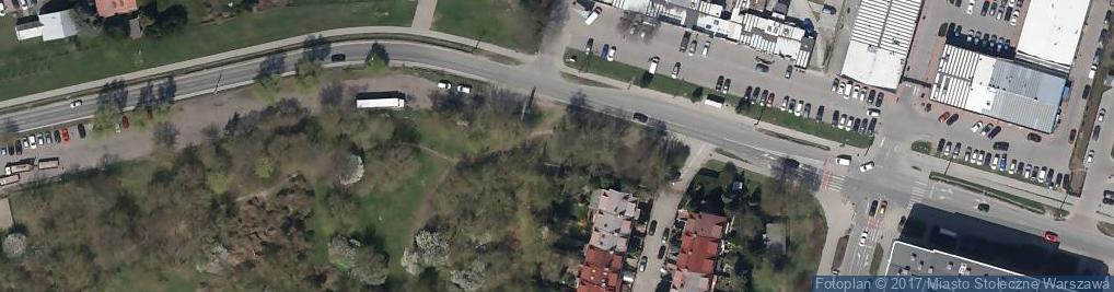 Zdjęcie satelitarne Bartycka ul.