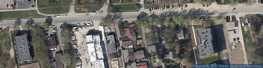 Zdjęcie satelitarne Bartycka ul.