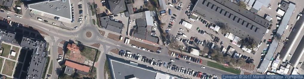 Zdjęcie satelitarne Bakalarska ul.