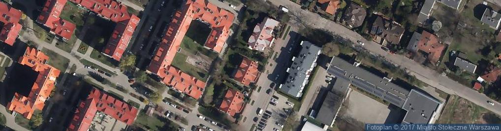 Zdjęcie satelitarne Batalionu AK Włochy ul.