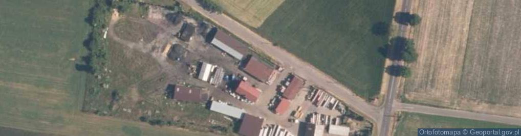 Zdjęcie satelitarne Będków-Kolonia ul.