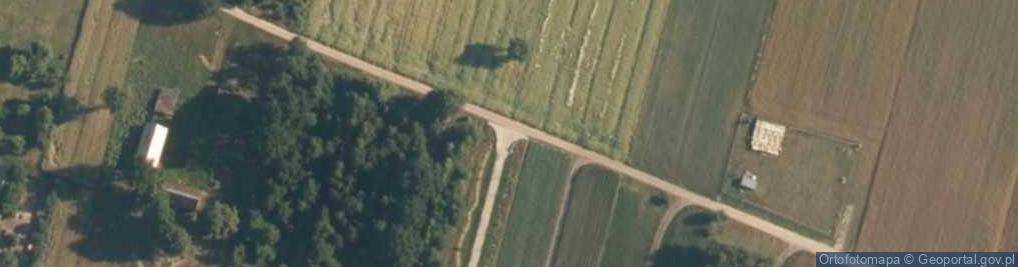 Zdjęcie satelitarne Bełdów-Krzywa Wieś ul.