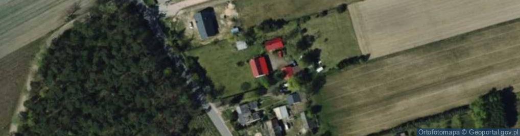 Zdjęcie satelitarne Bełdów ul.