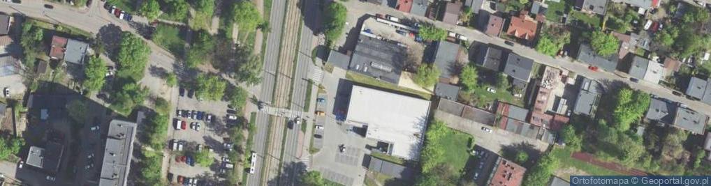 Zdjęcie satelitarne Będzińska ul.