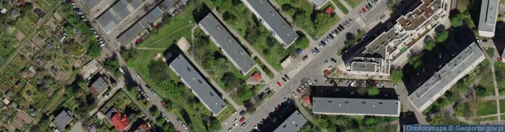 Zdjęcie satelitarne Bezpieczna ul.