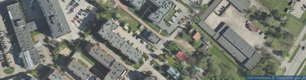 Zdjęcie satelitarne Bitwy Białostockiej ul.
