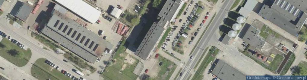 Zdjęcie satelitarne Bitwy Białostockiej ul.