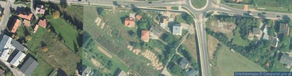 Zdjęcie satelitarne Biczyce Dolne ul.