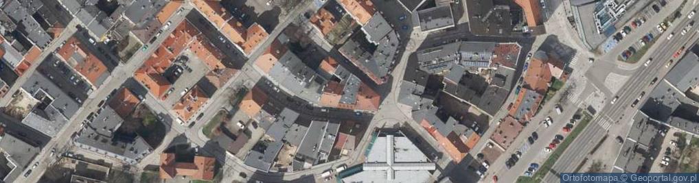 Zdjęcie satelitarne Białej Bramy ul.