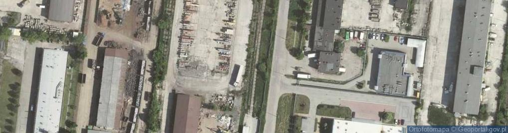 Zdjęcie satelitarne Biskupińska ul.