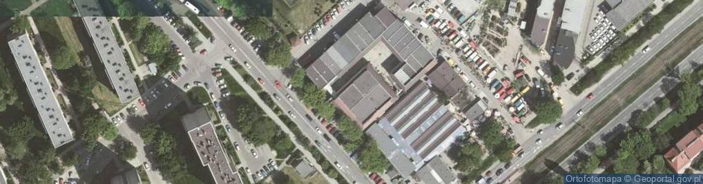 Zdjęcie satelitarne Bieńczycki Plac Targowy ul.