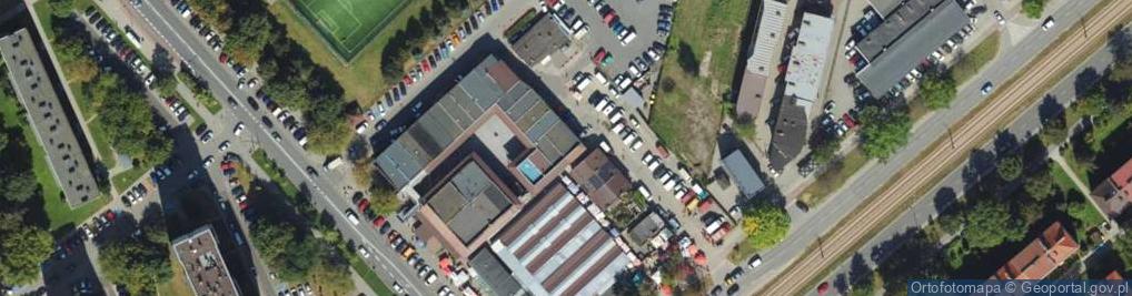 Zdjęcie satelitarne Bieńczycki Plac Targowy ul.