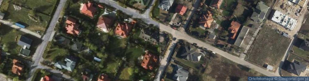 Zdjęcie satelitarne Białej Brzozy ul.