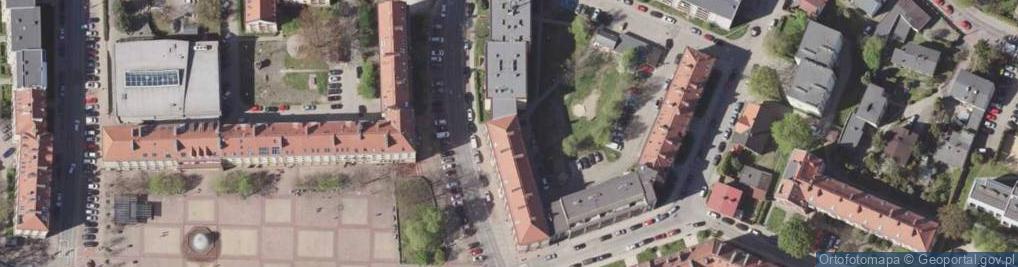 Zdjęcie satelitarne Biblioteczna ul.