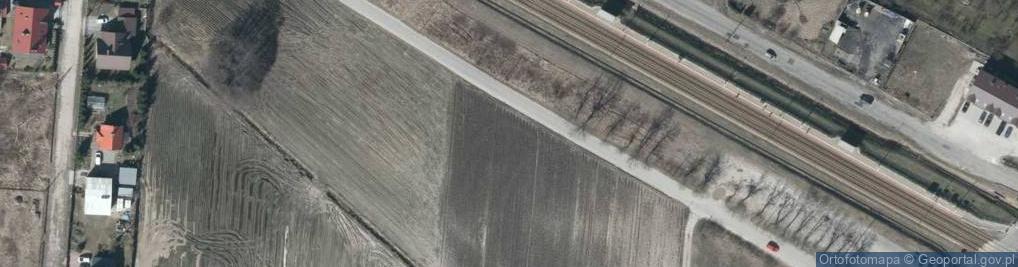 Zdjęcie satelitarne Bitwy Warszawskiej 1920 r. ul.