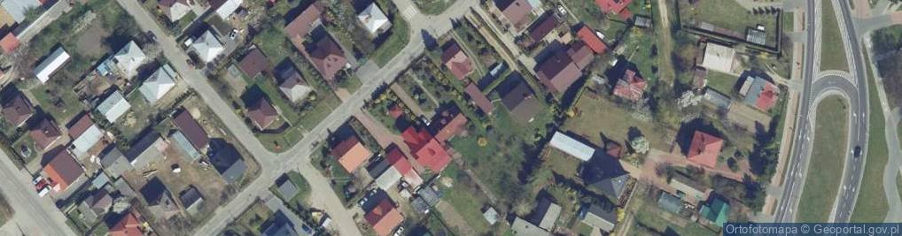 Zdjęcie satelitarne Błękitna ul.