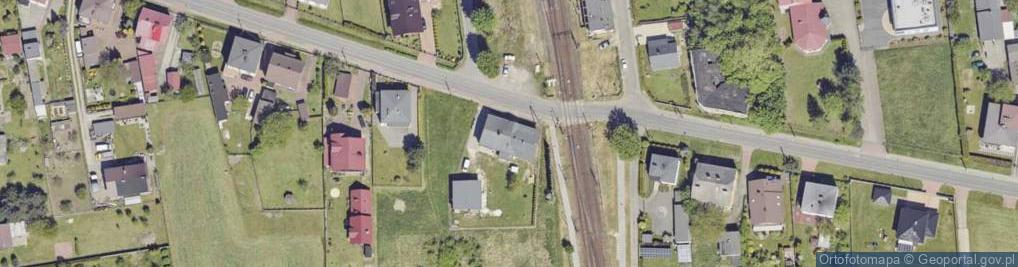 Zdjęcie satelitarne Błędów ul.
