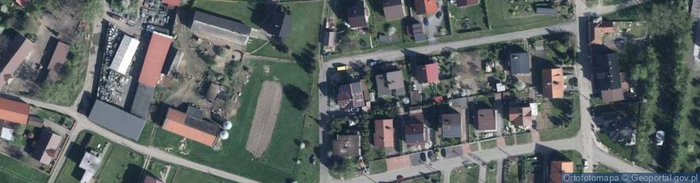 Zdjęcie satelitarne Błękitna ul.