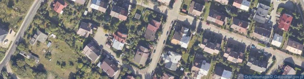 Zdjęcie satelitarne Błękitna ul.