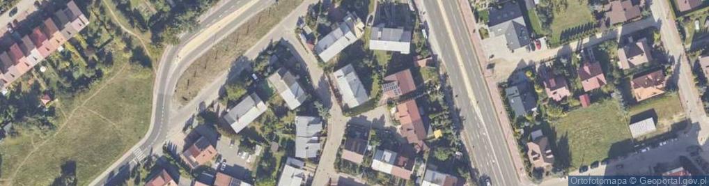 Zdjęcie satelitarne Błękitna ul.