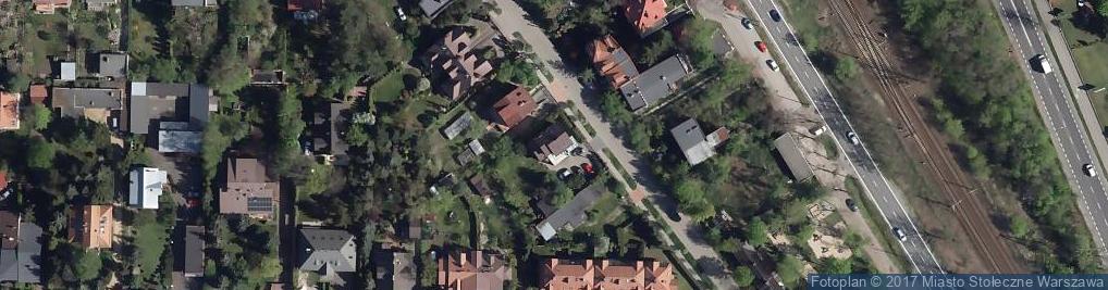 Zdjęcie satelitarne Błękitna ul.